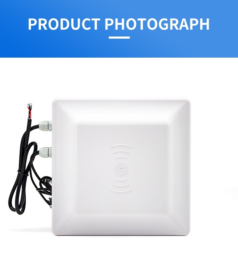 R16 8DBI 8M Long range Integrated UHF RFID Reader Writer 865～928MHz RS485 RS232 USB Waterproof Supported ISO18000-6B ISO18000-6C