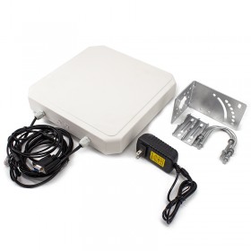 Yanzeo R784 UHF RFID Reader 12m Long Range RJ45 USB RS232/RS485/Wiegand Output Outdoor IP67 9dbi Antenna Integrated UHF Reader